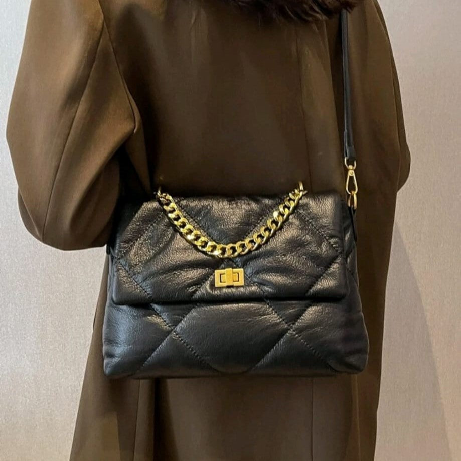 Classic Quilted Chain Body Bag
