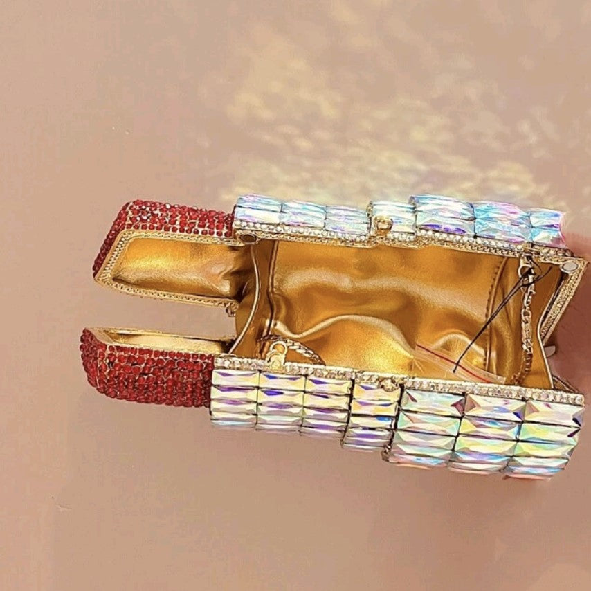 Lipstick Glamarous Evening Clutch
