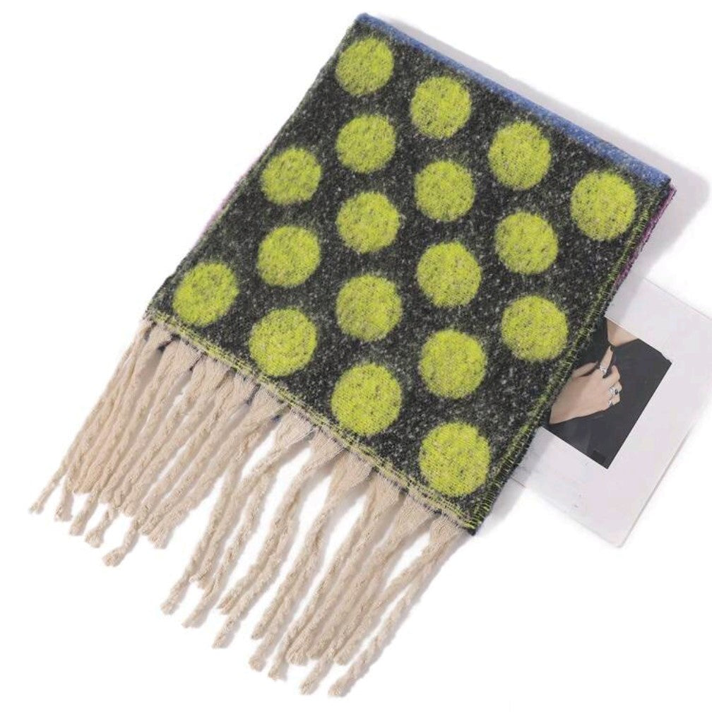 Multi-color Polka Dot Scarf | CinCin La Chic