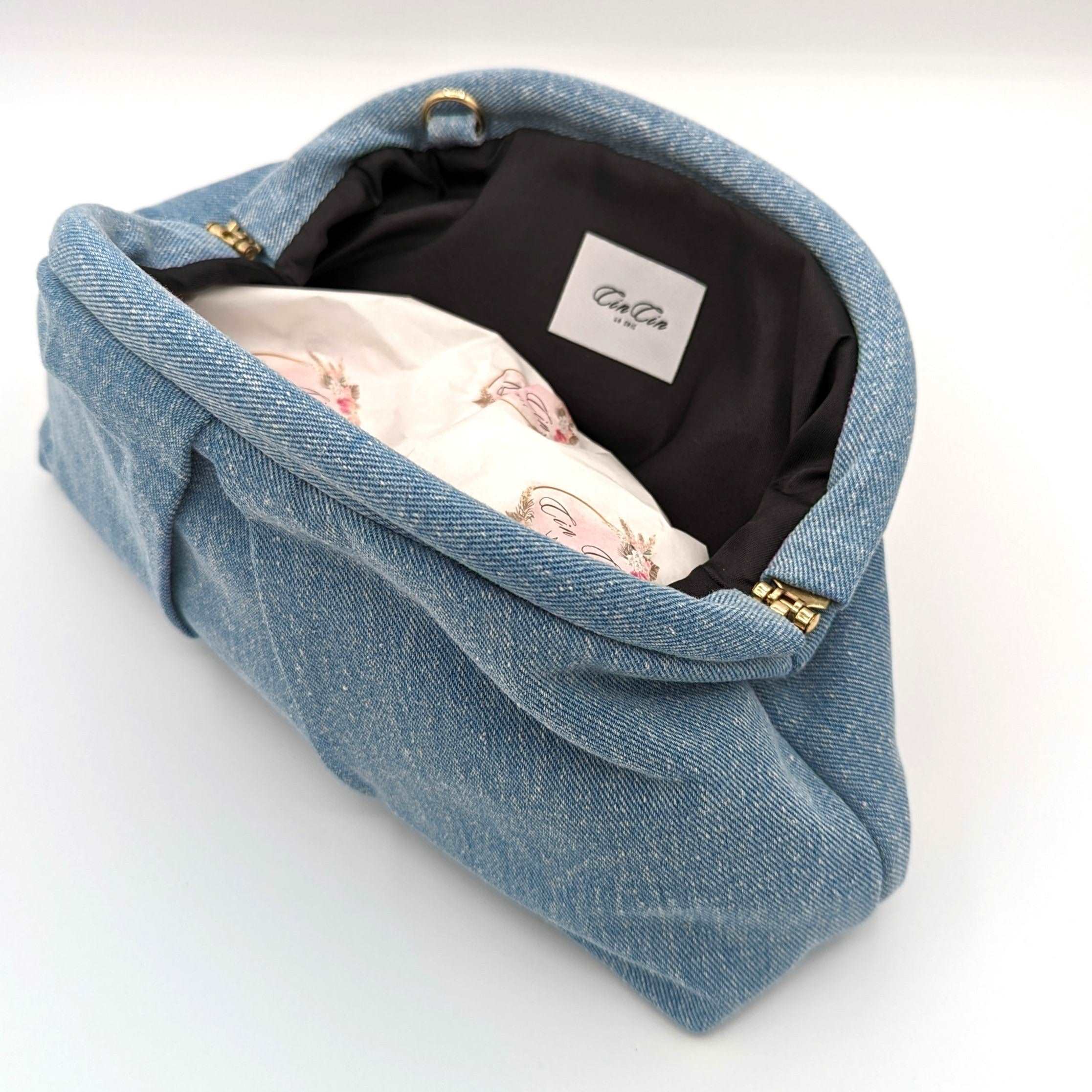 Denim Clutch