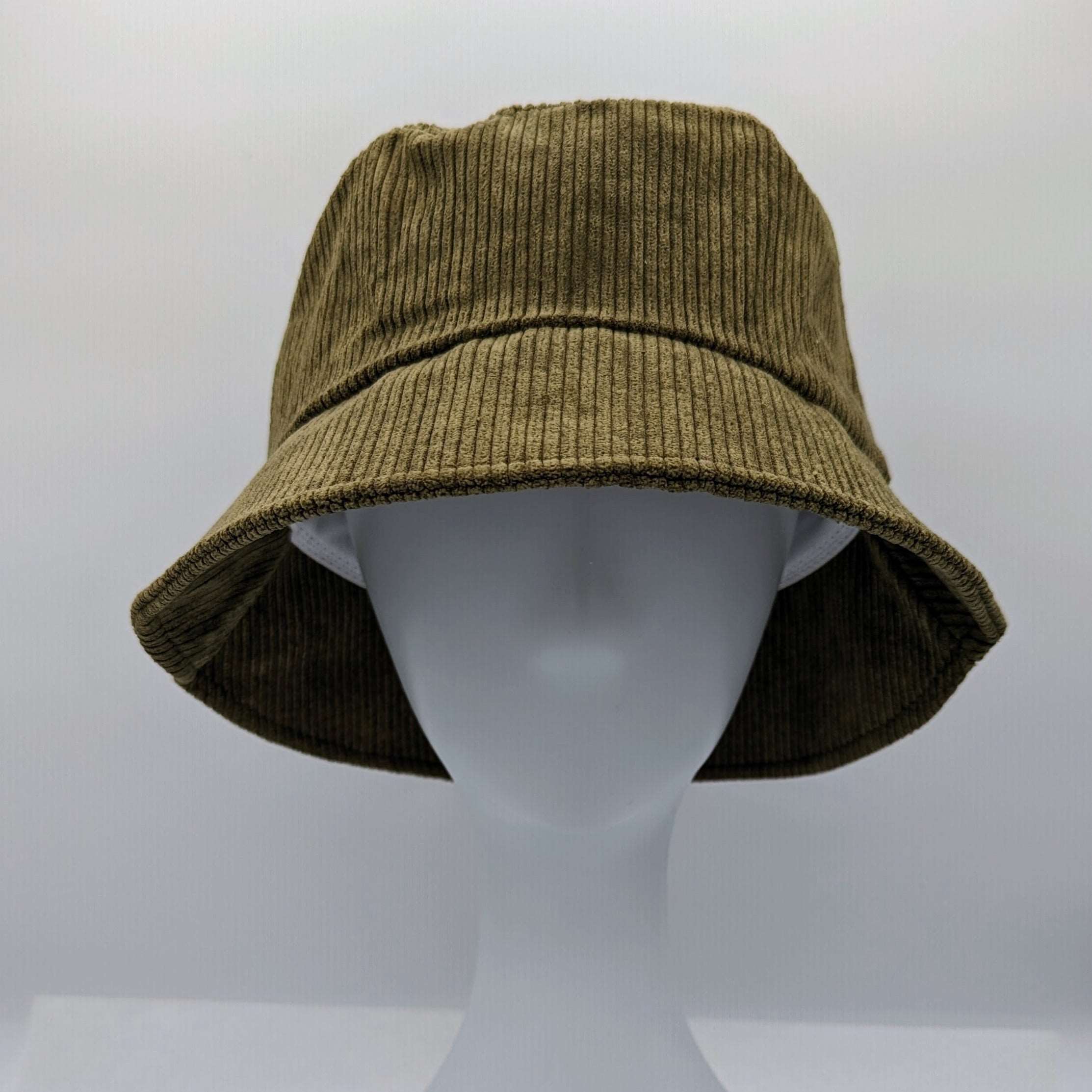 Olive Corduroy Bucket Hat