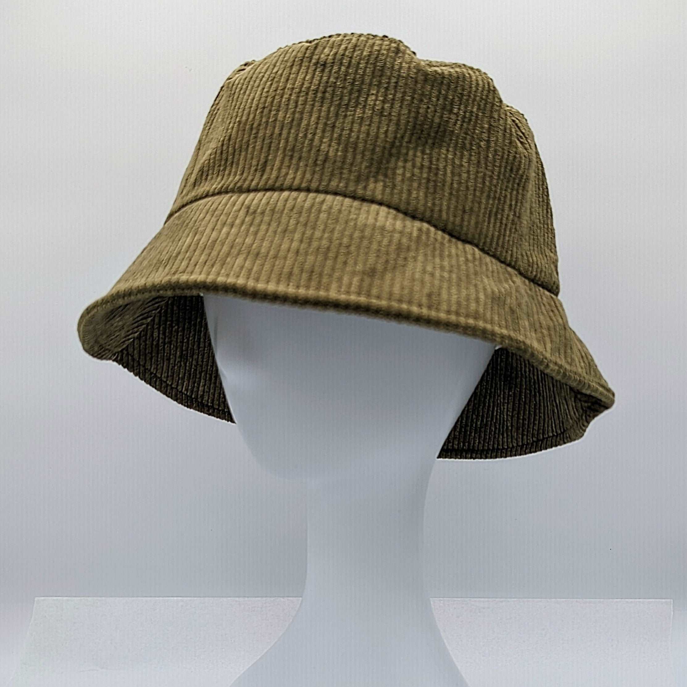 Olive Corduroy Bucket Hat
