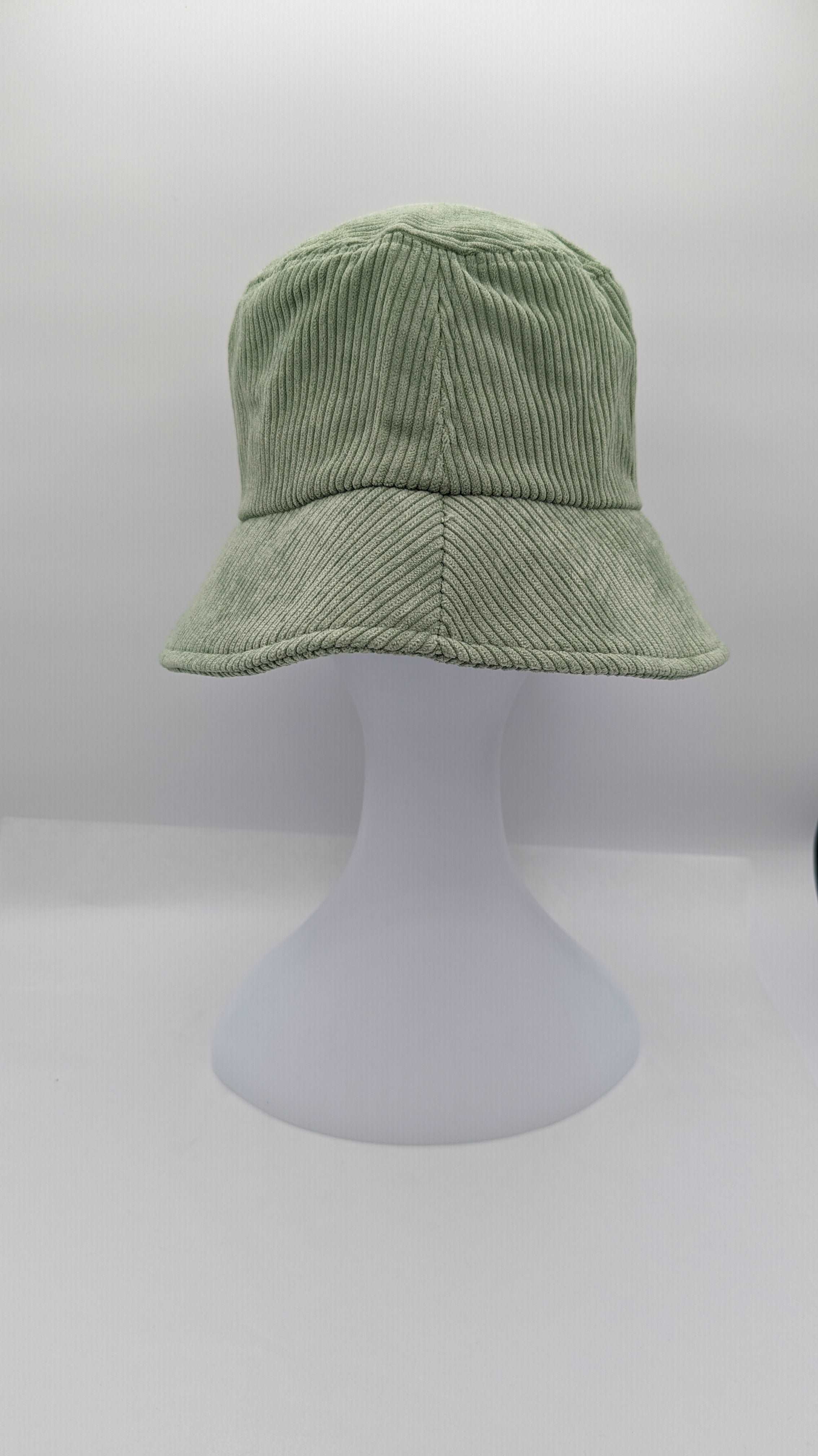 Olive Corduroy Bucket Hat