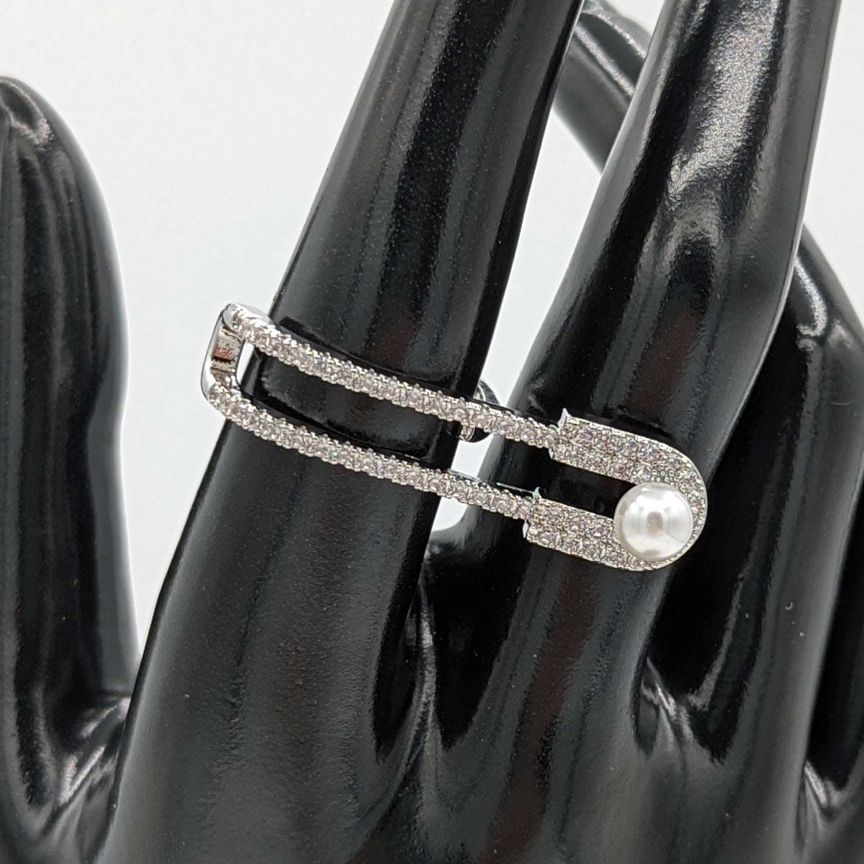 Safety Pin Open Ring