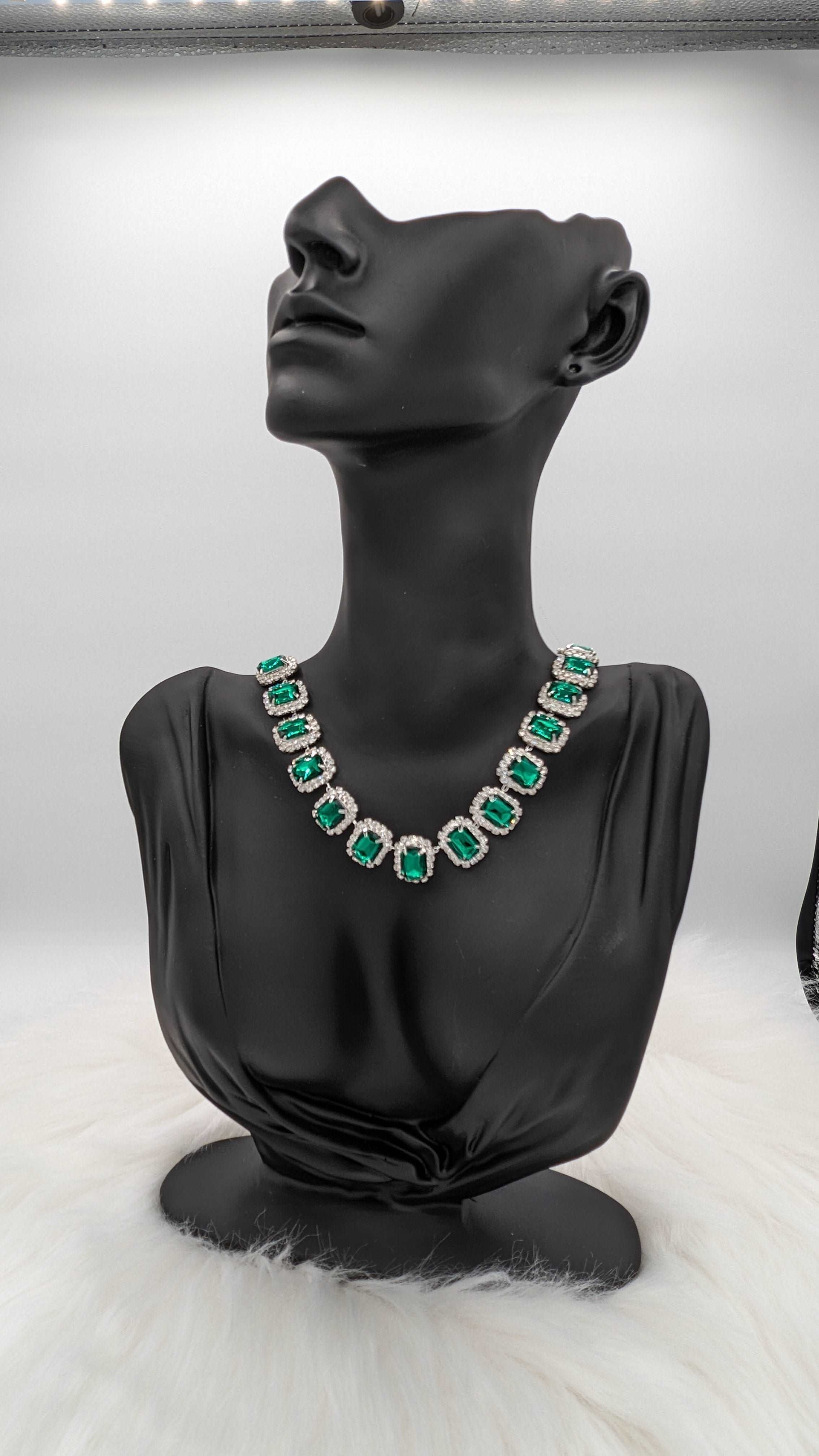 Emerald Statement Necklace