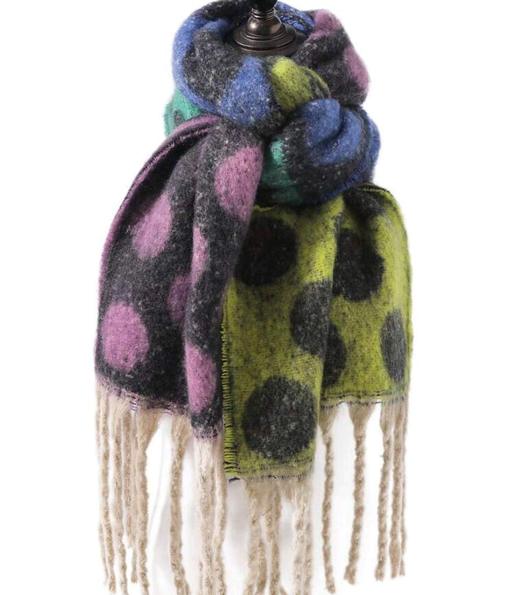 Multi-color Polka Dot Scarf