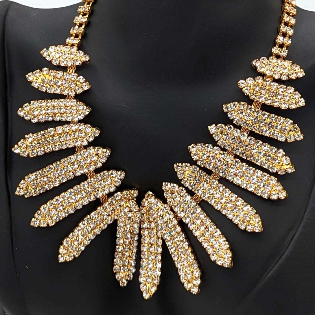 Gold Rhinestone Necklace