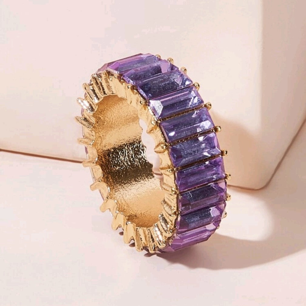 Amethyst Eternity Ring