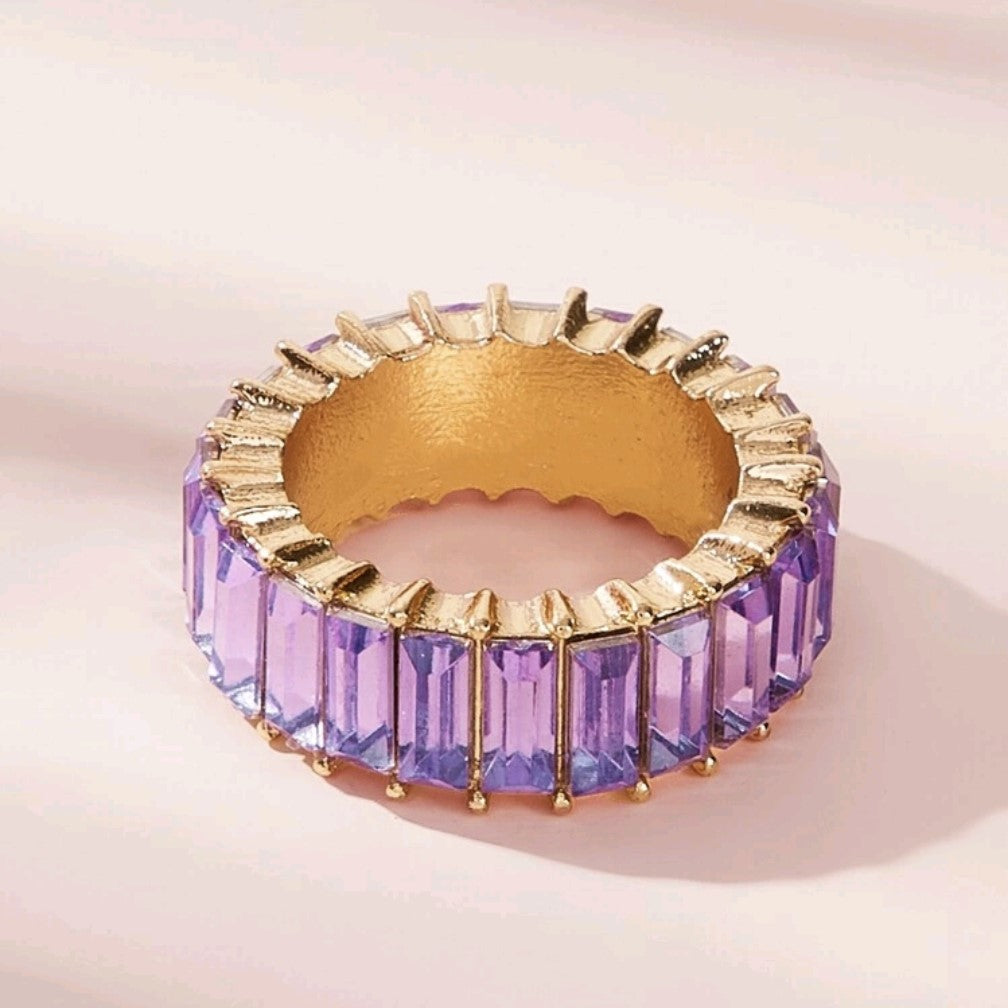 Amethyst Eternity Ring